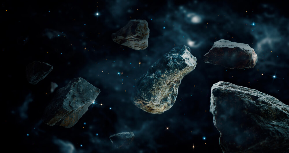 Meteorites in space