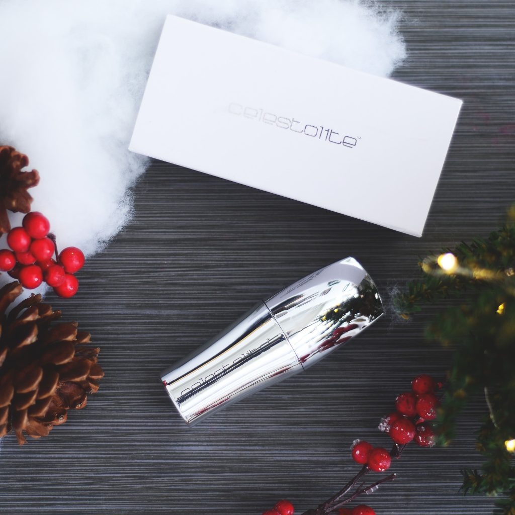 Celestolite's Cosmic Firming Serum next to box